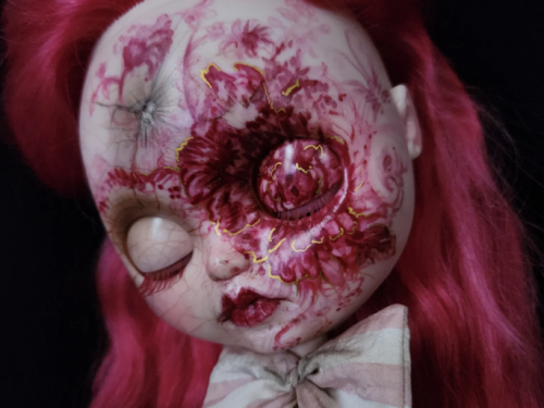 China Pink blythe doll custom